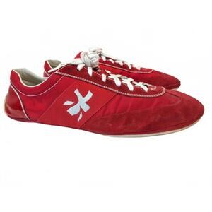 Premiata Italy Men Sneaker Driving Shoes Blood Red Suede 11